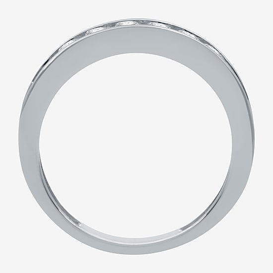 Classic Collection Womens 3.5MM 1 CT. T.W. Natural White Diamond 10K Gold Wedding Band