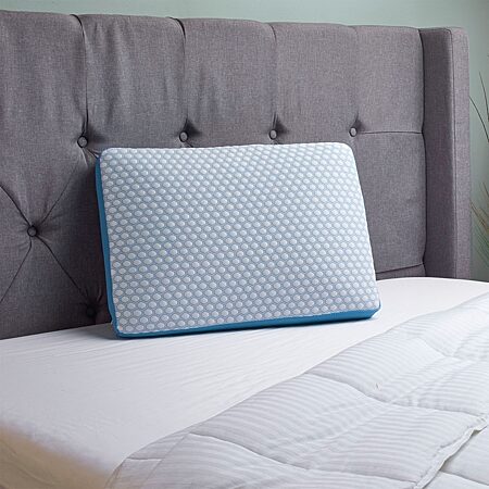TruCool Side Sleeper Pillow Featuring Serene Foam, Color: White