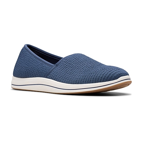 Clarks Breeze Stretch Womens Round Closed Toe Slip-On Shoe