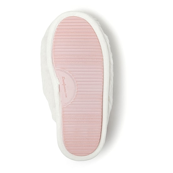 Dearfoams Bunny Novelty Scuff Womens Memory Foam Slip-On Slippers