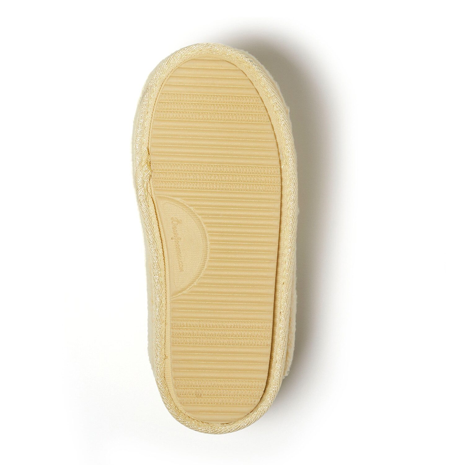 Dearfoams Teddy Tab Scuff Womens Memory Foam Slip-On Slippers