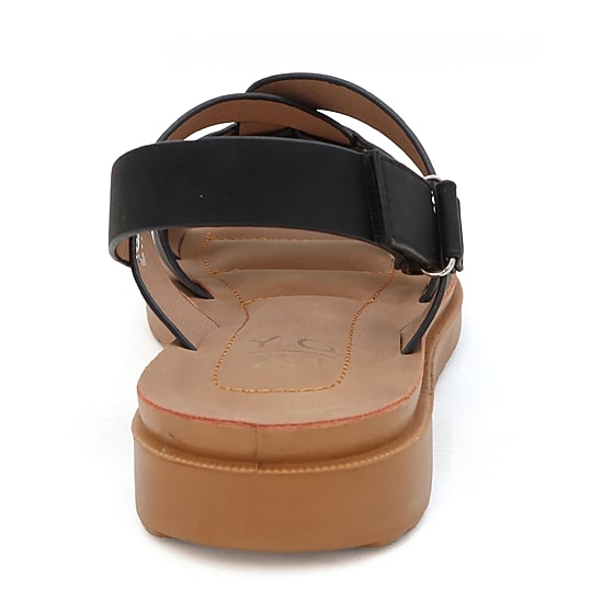 Yoki Carlota-04 Womens Adjustable Strap Footbed Sandals