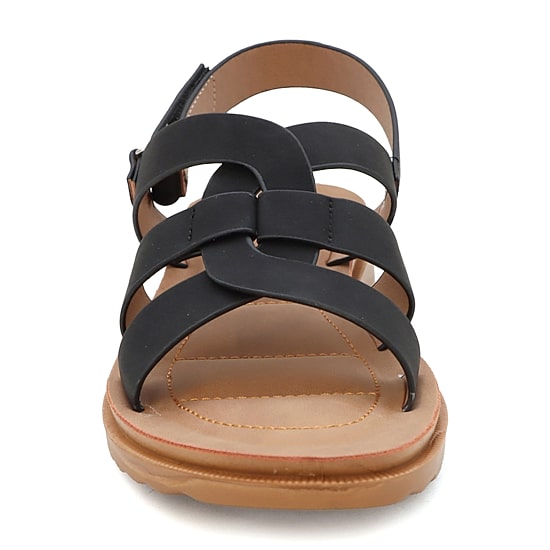 Yoki Carlota-04 Womens Adjustable Strap Footbed Sandals