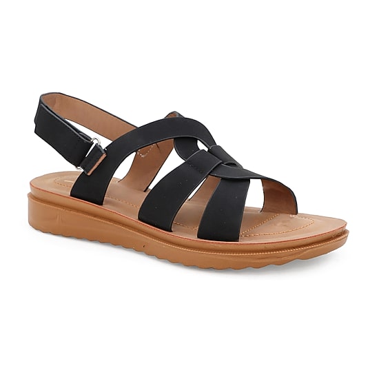 Yoki Carlota-04 Womens Adjustable Strap Footbed Sandals