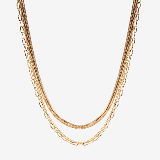Bijoux Bar Delicates Womens 16 Inch Strand Necklace