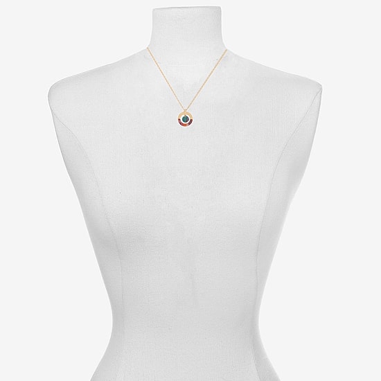 Bijoux Bar Delicates Gold Tone Womens 16 Inch Pendant Necklace