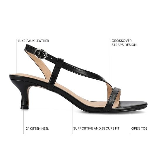 Journee Collection Womens Jemry Heeled Sandals