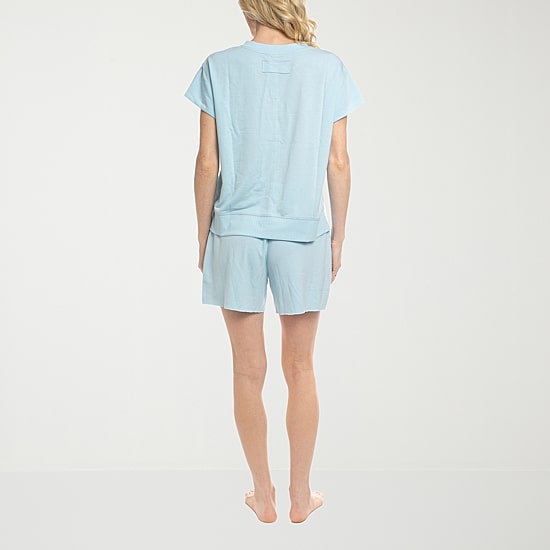 Ocean Pacific Womens Short Sleeve 2-pc. Pajama Set