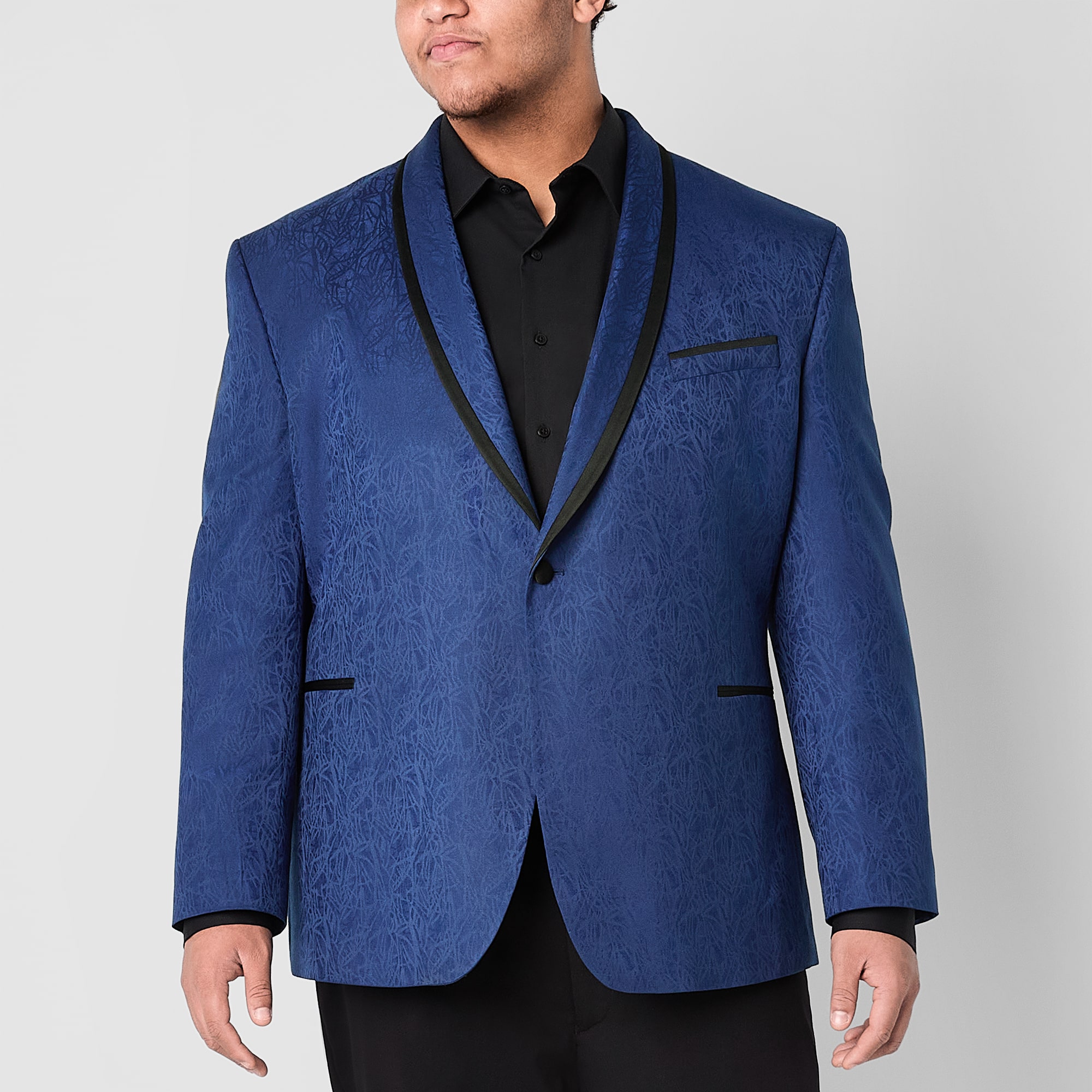 J. Ferrar Evening Edition Mens Big and Tall Slim Fit Sport Coat
