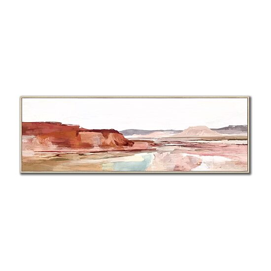 Streamline Art Red Canyon Framed Canvas Art