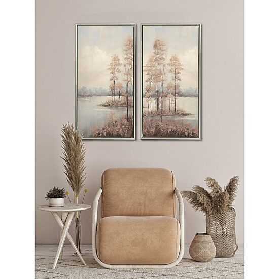 Streamline Art Radiant Oak Forest I Framed Canvas Art