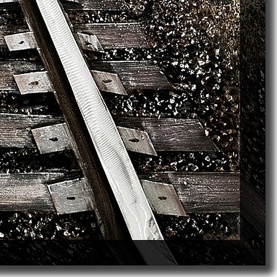 Streamline Art Mountain Tracks Canvas Art