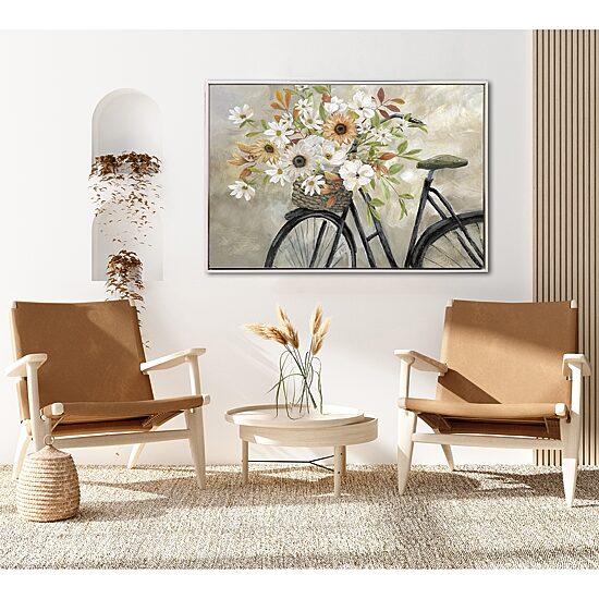 Streamline Art Autumn Bike Framed Canvas Art