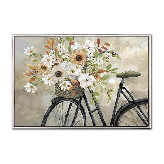 Streamline Art Autumn Bike Framed Canvas Art