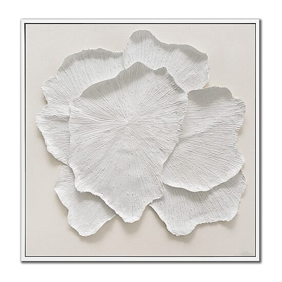Streamline Art Delicate Petal Ii Framed Canvas Art
