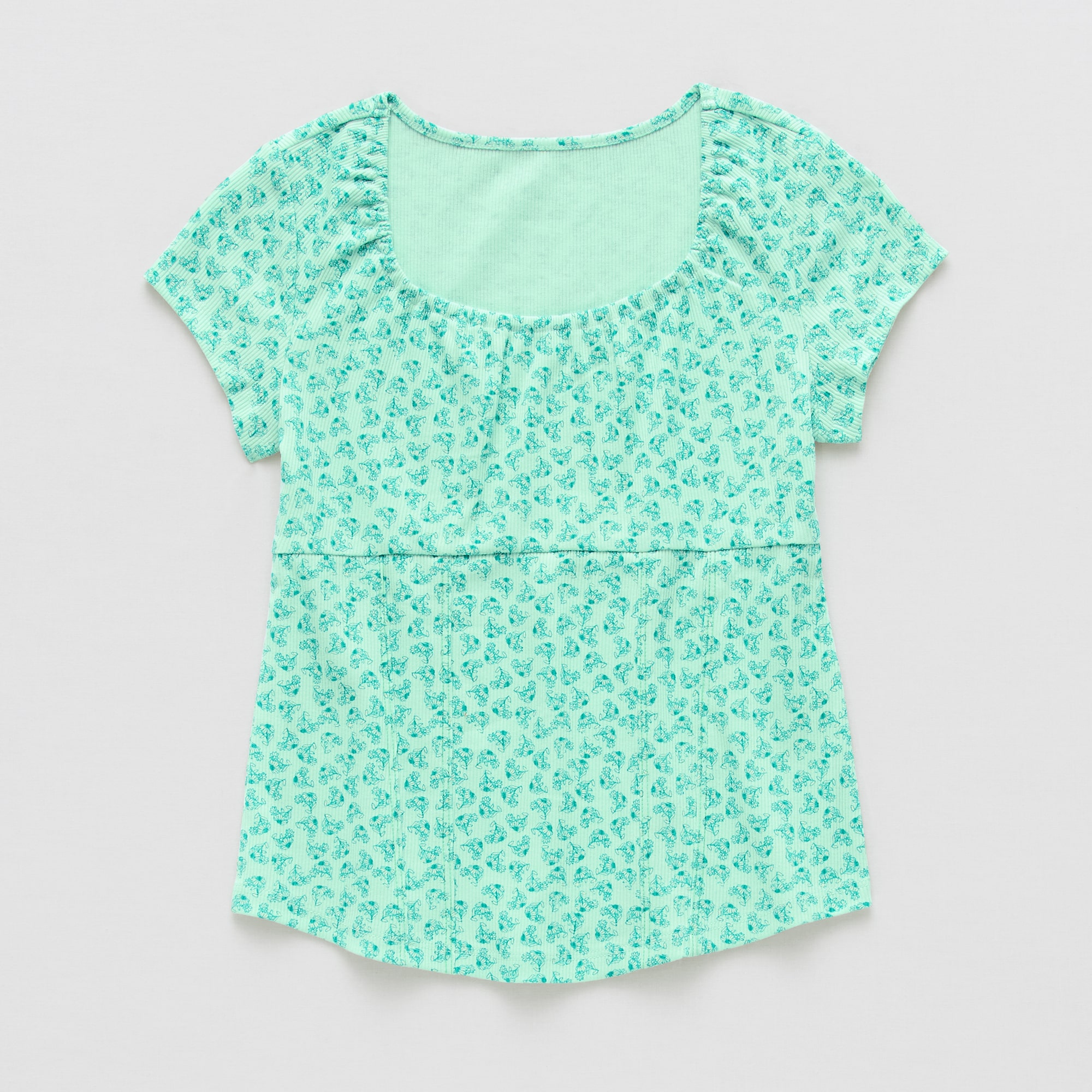 Thereabouts Little & Big Kid Girls U Neck Short Sleeve T-Shirt