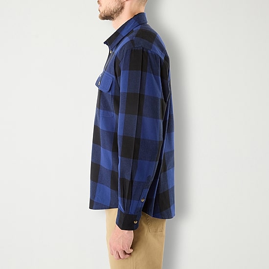Smiths Workwear Mens Long Sleeve Regular Fit Flannel Shirt