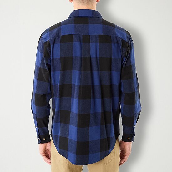 Smiths Workwear Mens Long Sleeve Regular Fit Flannel Shirt