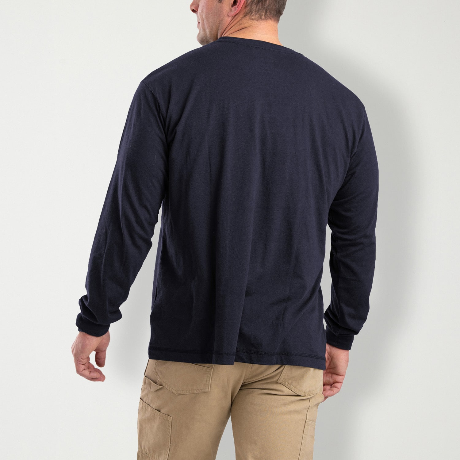 Berne Performance Mens Crew Neck Long Sleeve T-Shirt