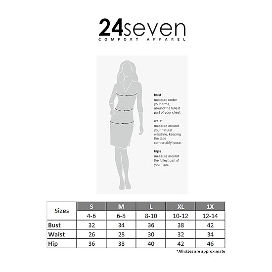 24seven Comfort Apparel Womens Short Sleeve Wrap Dress
