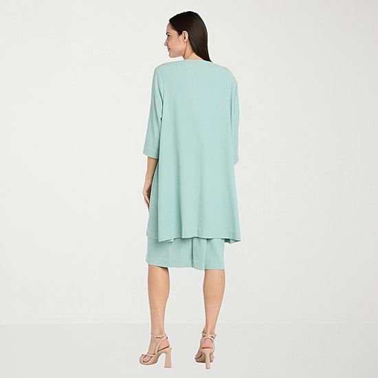 R & M Richards Womens Jacket Dress With Removable Necklace