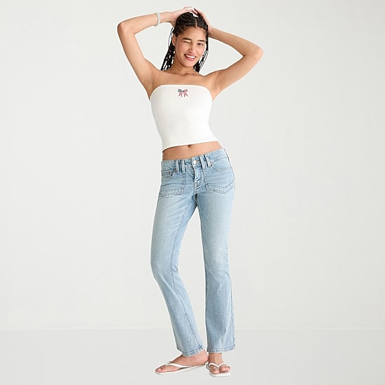 AEROPOSTALE Womens Juniors Straight Neck Sleeveless Tank Top