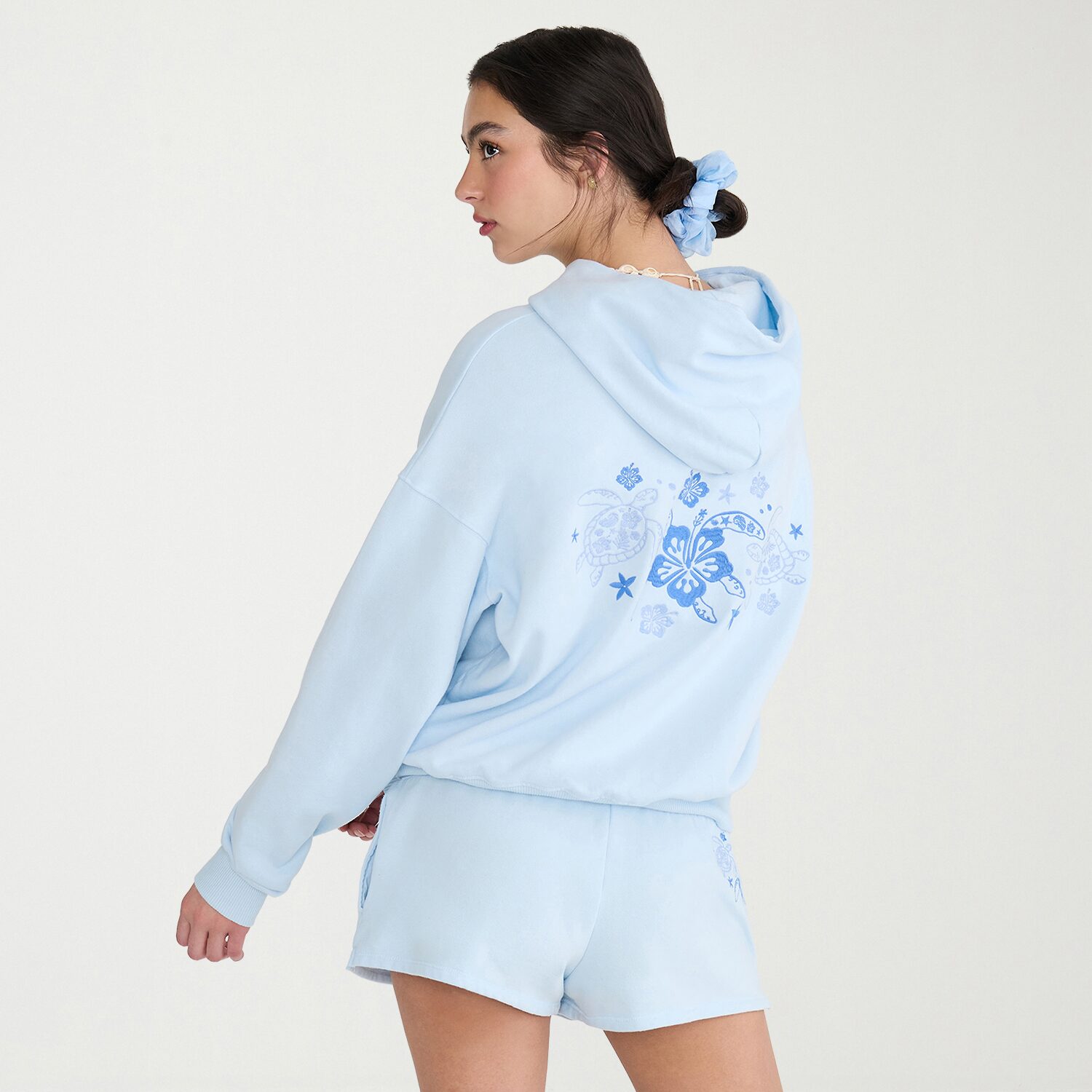 AEROPOSTALE Womens Juniors Long Sleeve Fleece Hoodie