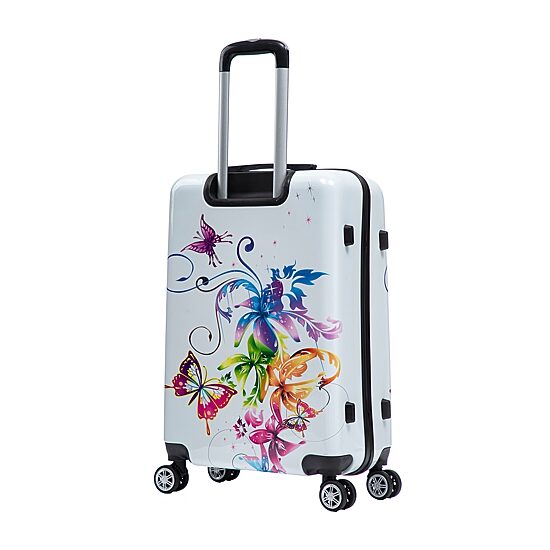 InUSA Fusion 24 Inch Hardside Lightweight Checked Spinner Luggage