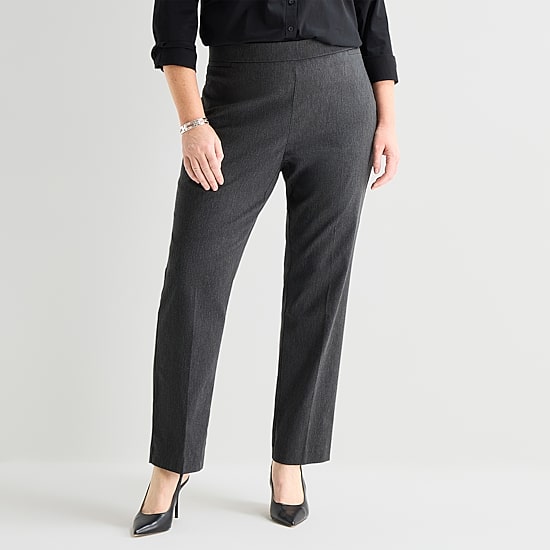 Liz Claiborne Lisa Womens Straight Pull-On Pant
