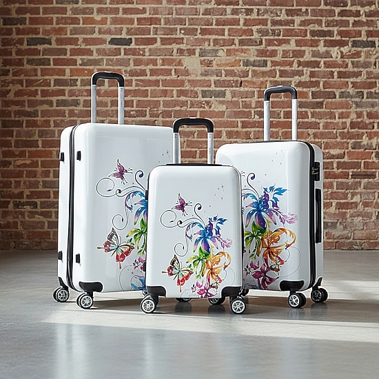InUSA Fusion 3-pc. Hardside Lightweight Luggage Set