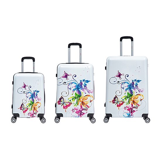 InUSA Fusion 3-pc. Hardside Lightweight Luggage Set