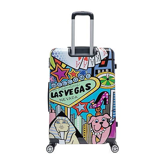 InUSA 28 Inch Hardside Lightweight Checked Spinner Luggage