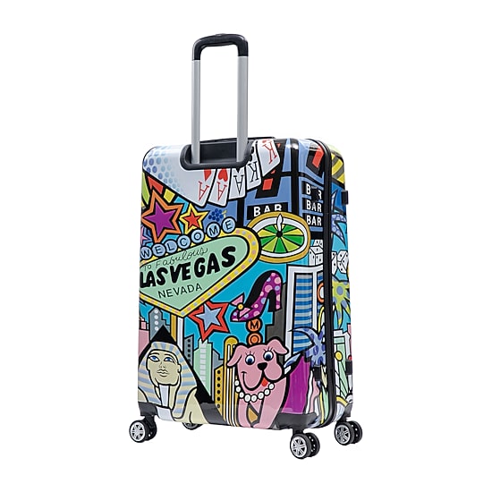 InUSA 28 Inch Hardside Lightweight Checked Spinner Luggage