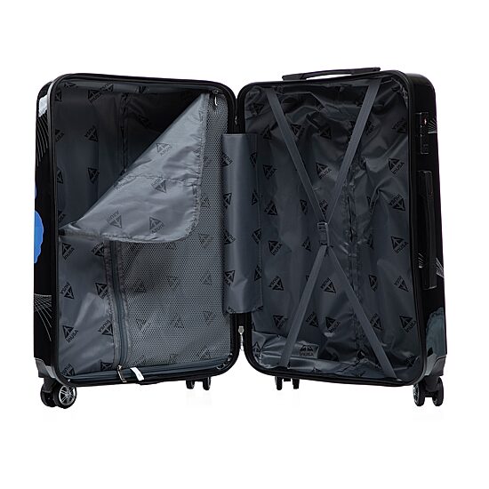 InUSA 24 Inch Hardside LIGHTWEIGHT Checked Spinner Luggage