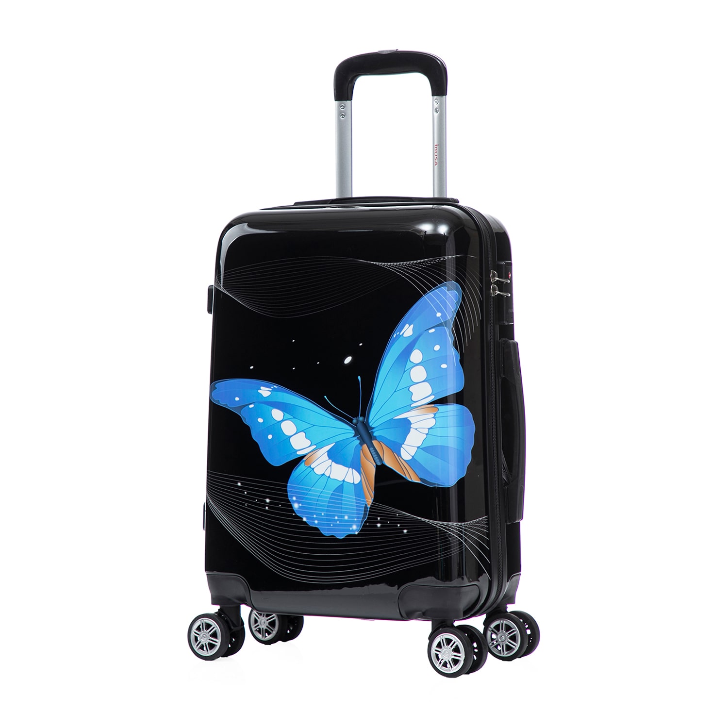 InUSA 20 Inch Hardside LIGHTWEIGHT Carry-On Spinner Luggage