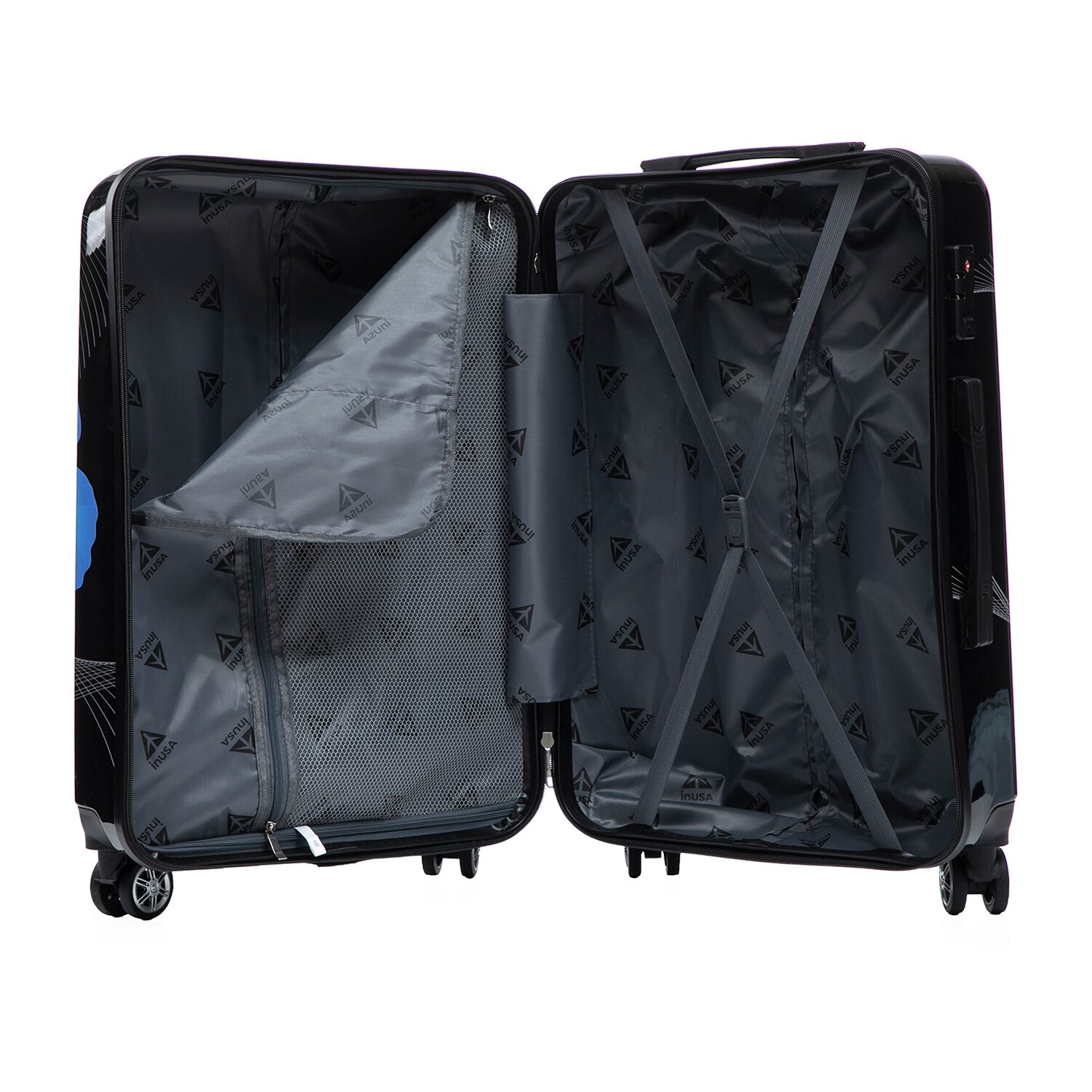 InUSA 20 Inch Hardside LIGHTWEIGHT Carry-On Spinner Luggage
