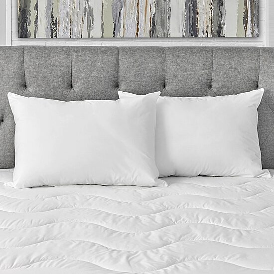 Allerease Hot Water Washable Allergy Protection 2 Pack Medium Density Bed Pillow