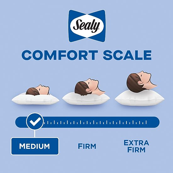 Sealy® Healthy Nights Medium Density Bed Pillow