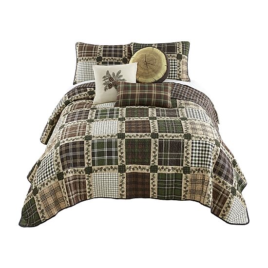 Donna Sharp Pine Patch 2-pc. Easy Care Quilt Set
