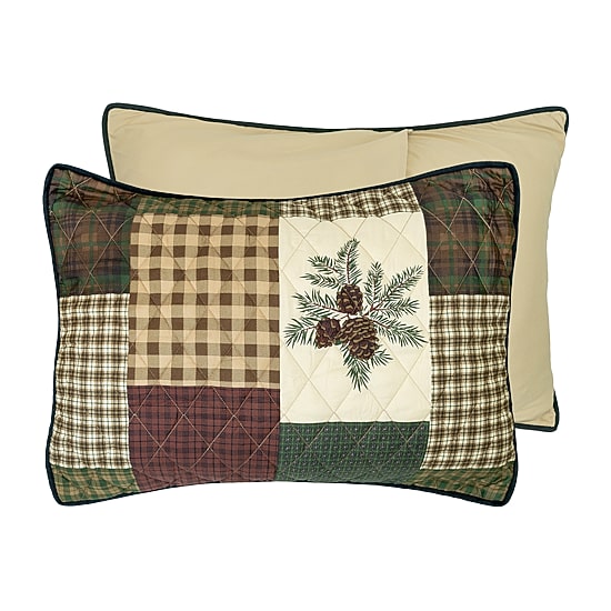 Your Lifestyle By Donna Sharp Pine Panels Cottage Core Quilt Set