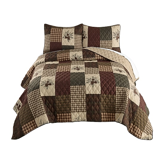 Your Lifestyle By Donna Sharp Pine Panels Cottage Core Quilt Set