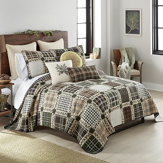 Donna Sharp Pine Patch 3-pc. Easy Care Quilt Set
