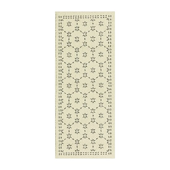 Maples Star Gray Indoor Rectangular Runner