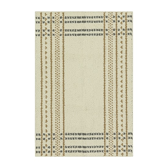 Maples Border Plaid Indoor Rectangular Accent Rug