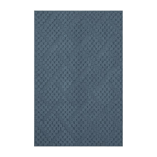 Maples Textured Solid Weave Indoor Rectangular Accent Rug