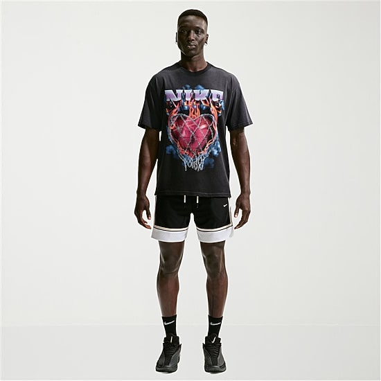 Nike Mens Crew Neck Short Sleeve Regular Fit Graphic T-Shirt