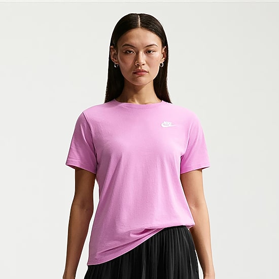 Nike Womens Crew Neck Short Sleeve Active T-Shirt