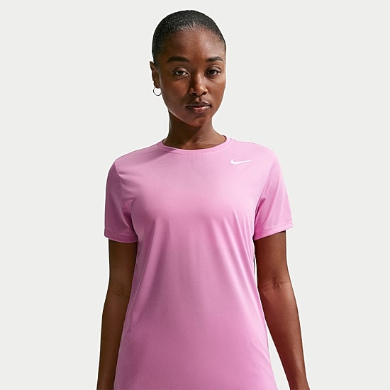 Nike Womens Crew Neck Short Sleeve Quick Dry Active T-Shirt