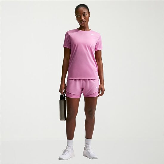 Nike Womens Crew Neck Short Sleeve Quick Dry Active T-Shirt