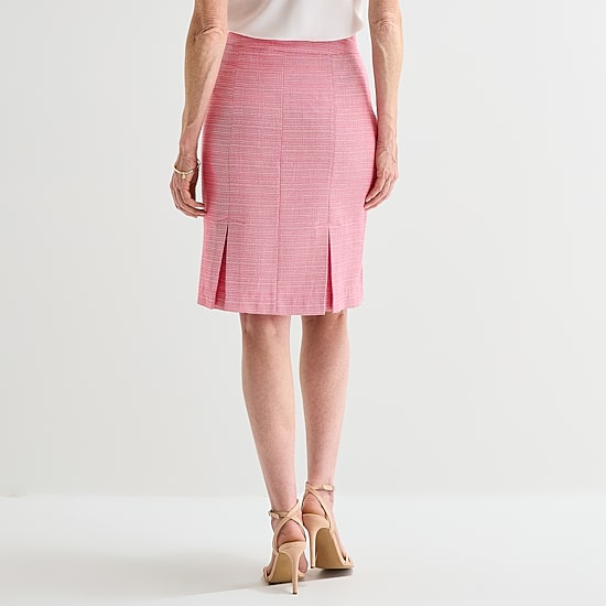 Black Label by Evan-Picone Tweed Womens Suit Skirt